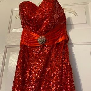 Sequined mermaid dress